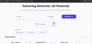 gamertag generator free tool