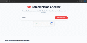 is this roblox username available?