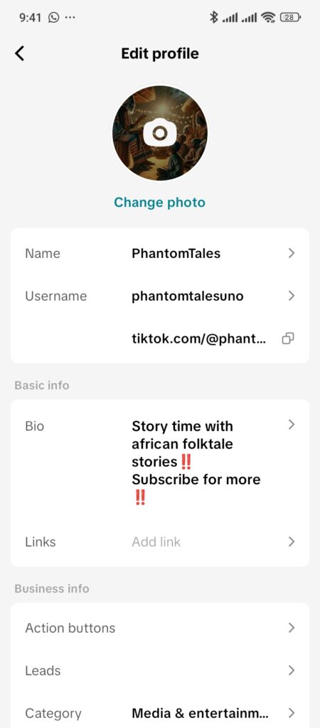 Change tiktok username