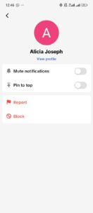 How to block tiktok user from inbox