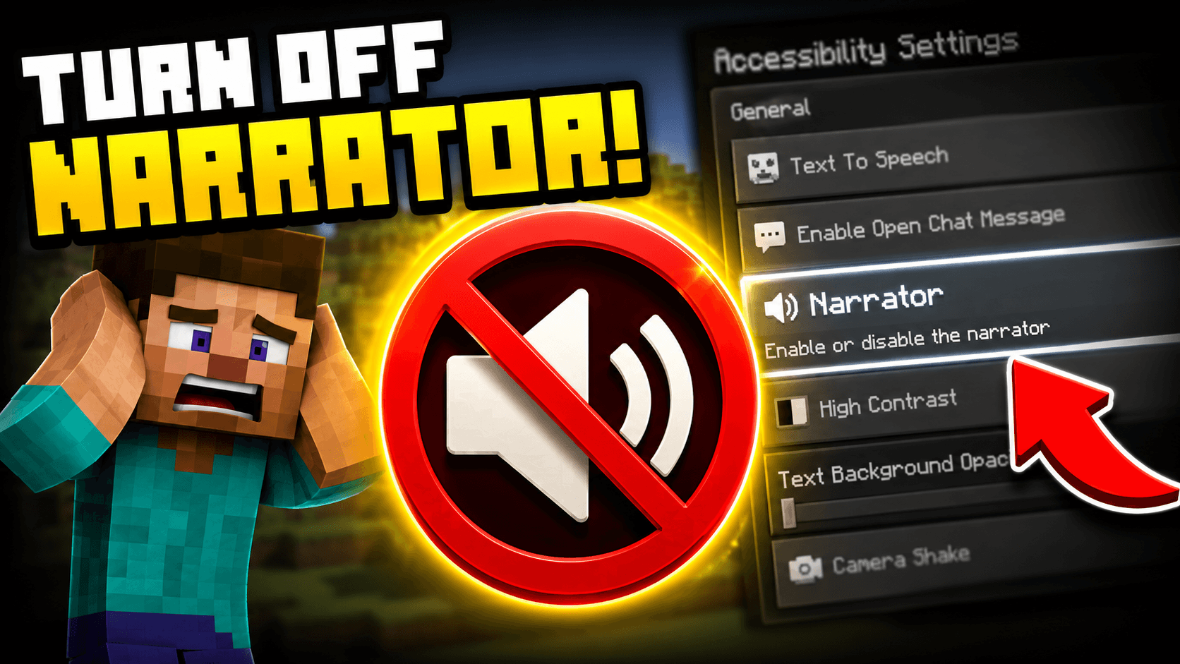 How to Turn Off Narrator in Minecraft (All Platforms)