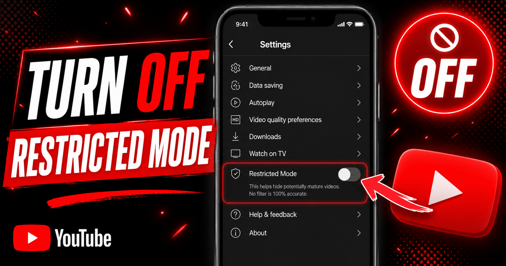 How to Turn Off Restricted Mode on YouTube